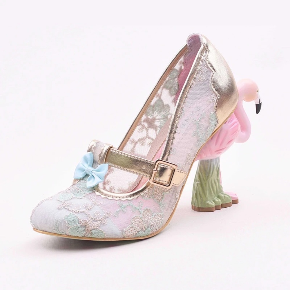 Irregular choice INSPIRED Kuwaii Flamingo heels